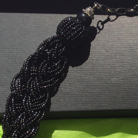 Never worn Black bead dazzling necklace✨ - Picture 4 of 4