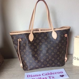 (SOLD)Authentic Louis Vuitton neverfull mm