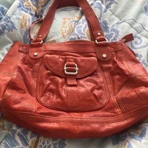 Fossil leather bag