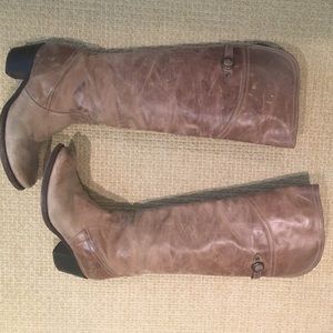 Frye Jane Tall Cuff in Tan