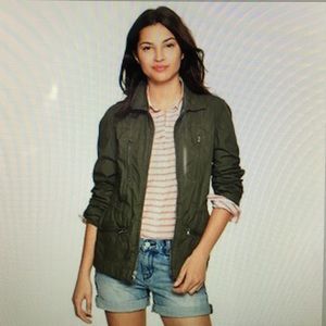 GAP Dusty Olive Cargo Military Utility Jacket XS