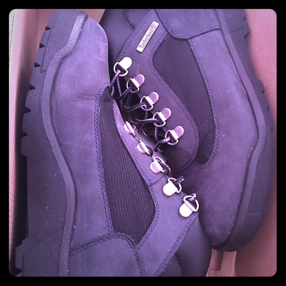 Blue timberlands Size 5