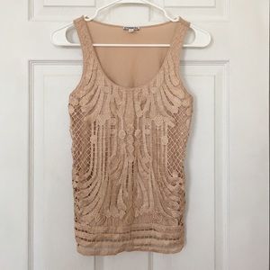 Express glam tank top