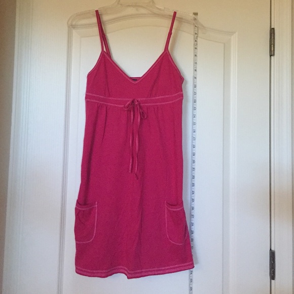 Pink cotton summer dress