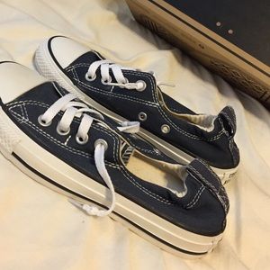 Navy shoreline converse