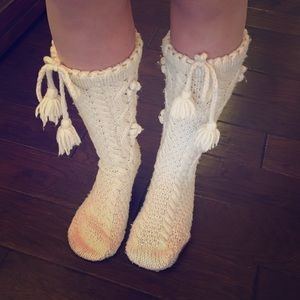 American Eagle knee sock booties