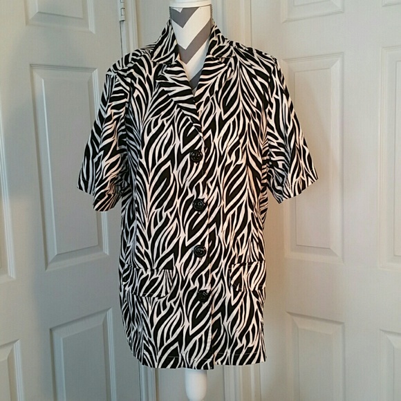 Zebra Jacket, 1x or 18-20