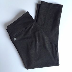 Fabletics Salar Cropped Tight in Charcoal Gray