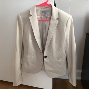 H&M cream blazer