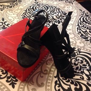 Cute strappy wedge sandals