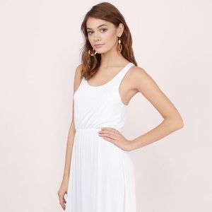 White maxi dress from Tobi size small