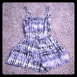 Black and white romper