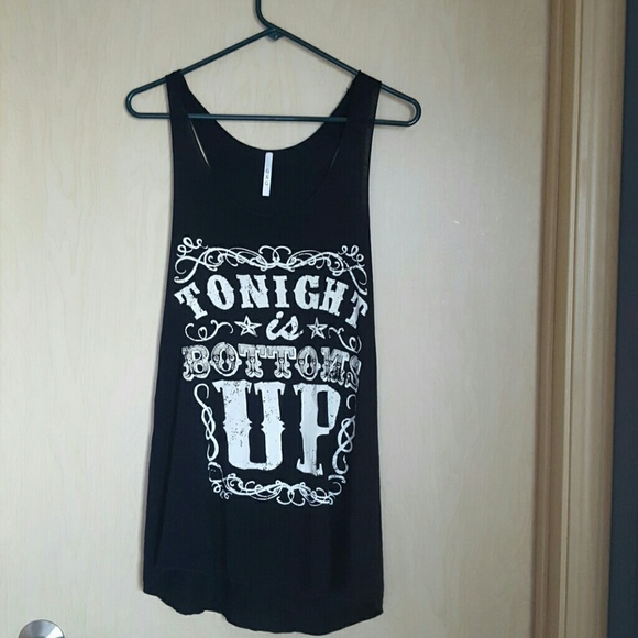 'Tonight is bottoms up' tank
