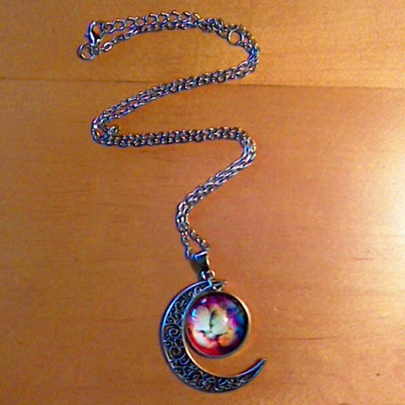 Colorful Nebula & Space Galaxy Necklace - Picture 2 of 3