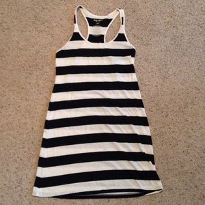 Striped cotton dress