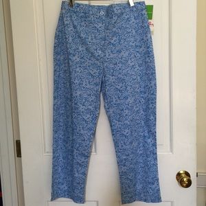 NWT Lilly Pulitzer crop pants white label size 4