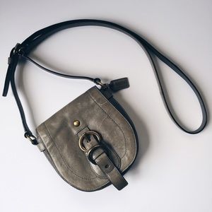 Coach Leather Saddle Bag Crossbody Purse