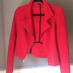 Express Knit Moto Jacket, Worn once- Sz xs