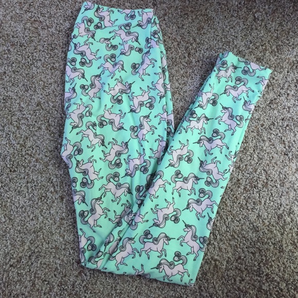 LuLaRoe actual unicorns unicorn mint OS leggings