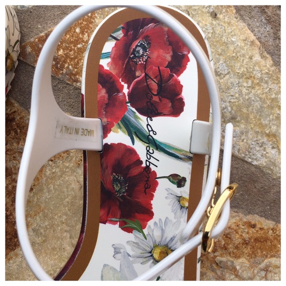 🎉 NIB DOLCE & GABBANA JEWELED SANDALS - Picture 4 of 7