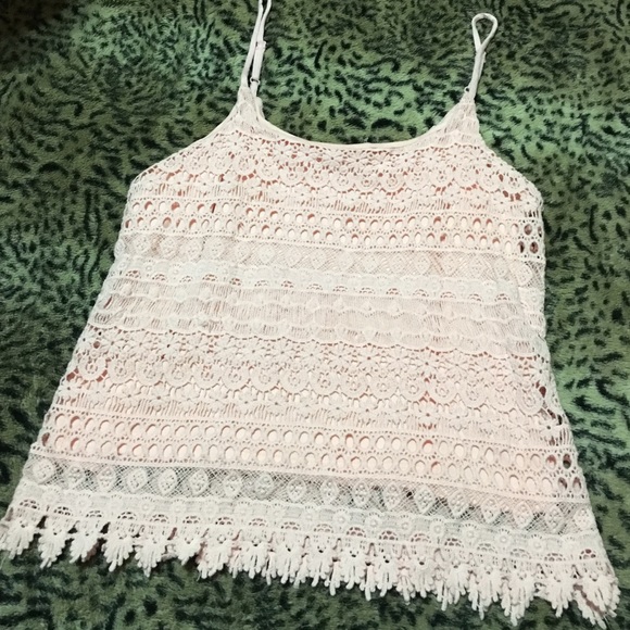 Baby Pink Lace Top