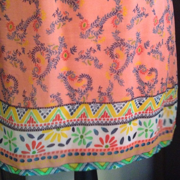 ⚡️CLOSET CLOSING⚡️Coral Floral Dress - Picture 3 of 4