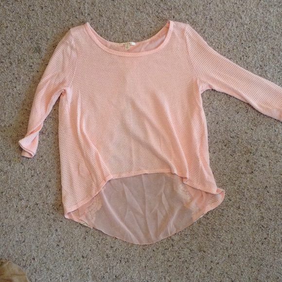Pink split back sweater - Picture 3 of 3