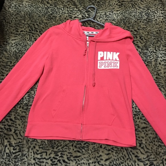 PINK VS zip up