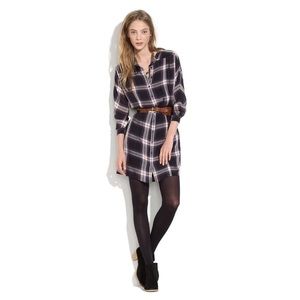 Madewell/Broadway&Broome Hickory Plaid Shirtdress