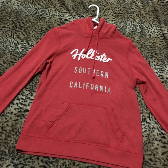 Red Hollister hoodie