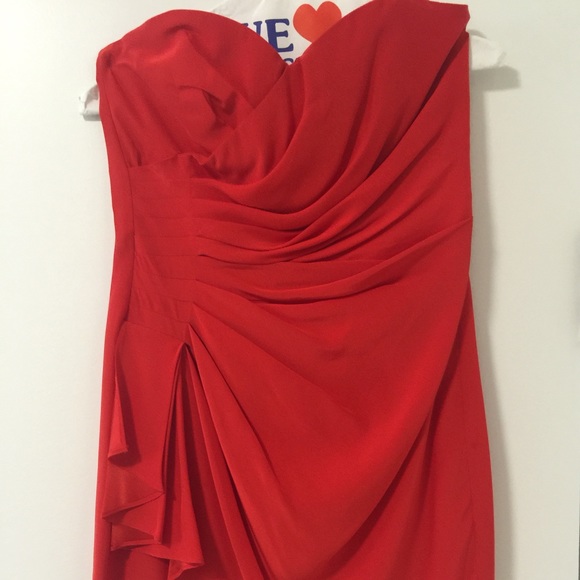 red Parker dress.