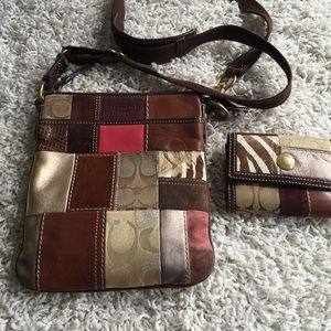 Coach purse and wallet.