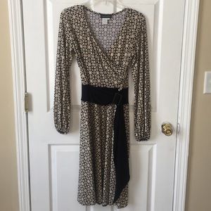 Morgan Mcfeefers Faux Wrap Dress