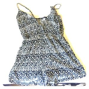 SOLD ****NWT black & white romper