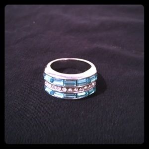 Vintage Rhinestone Costume Ring