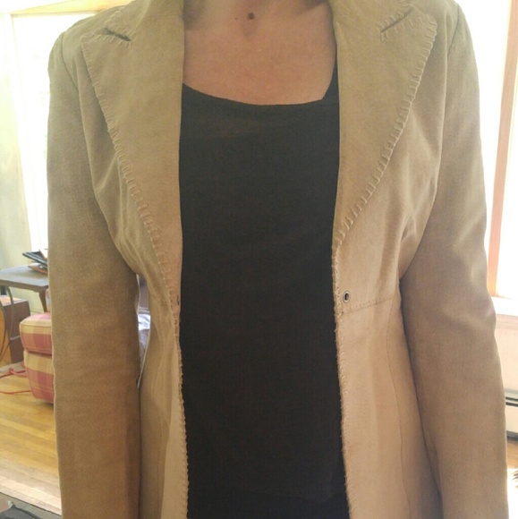 Suede blazer