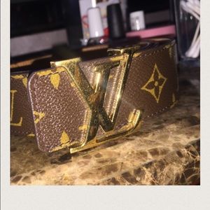 Louis Vuitton Mens Monogram Belt