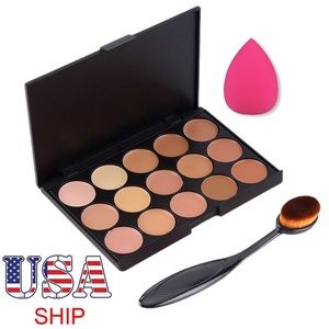 Contour Kit, Foundation Brush & Beauty Blender.