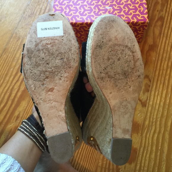 Tory Burch Kristen Canvas Wedge - Picture 4 of 4