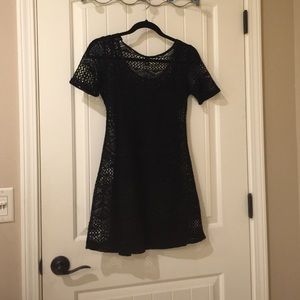 Cute see through dress with a slip