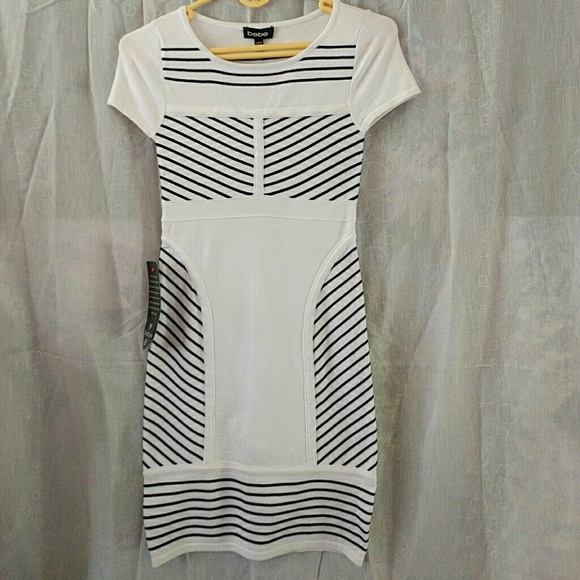 bebe Dresses & Skirts - NWT bebe Elegant Ottoman Colorblocked Dress
