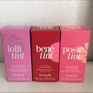 Benefit Cosmetics Lip & Cheek Stains