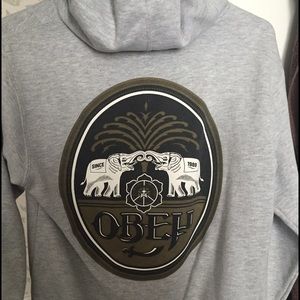 *SOLD* Obey heather gray hoodie