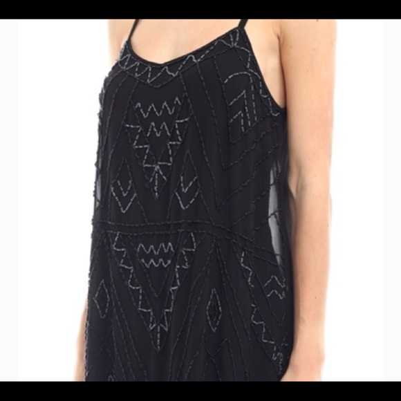 Gatsby's Little Black Slip Dress - Picture 3 of 4