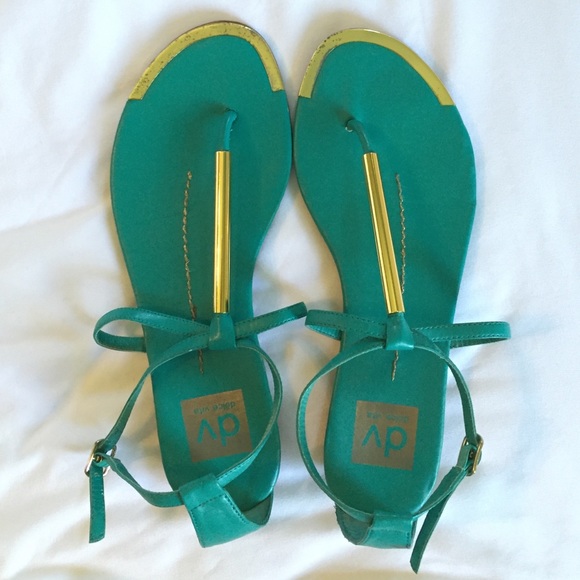 Size 6 Dolce Vita Teal Sandals