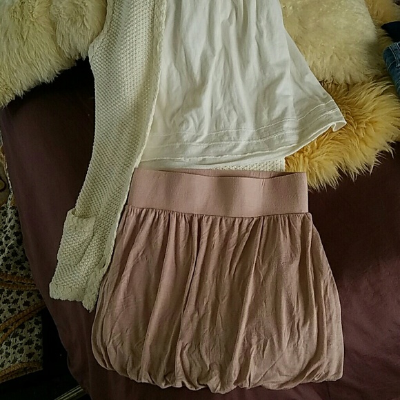 Charlotte  Russe sz S mauve/pink skirt jrs az