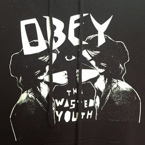 Obey "Wasted Youth" printed Hoodie