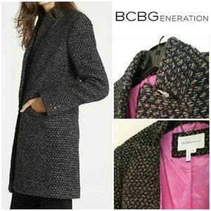 BCBGeneration Oversized Wool Blend Coat