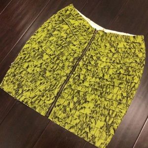 Silence & Noise Green Body Con Skirt
