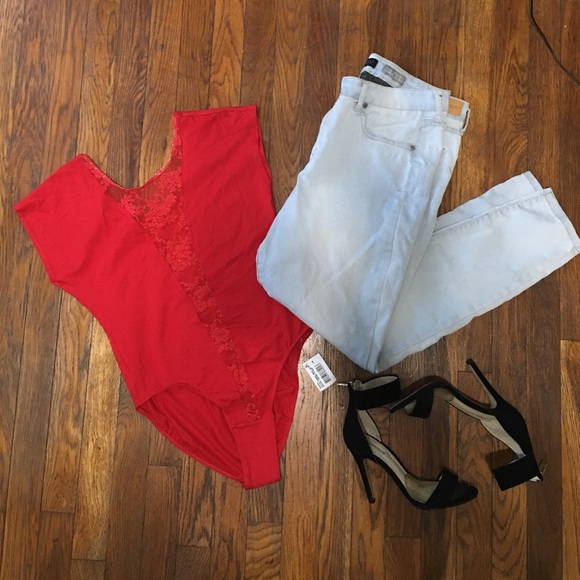 American Apparel Gloria V Bodysuit